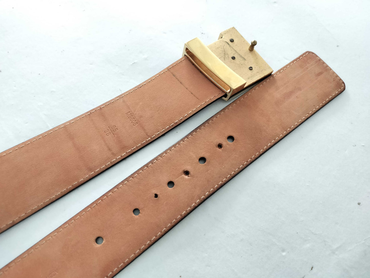 LOUIS VUITTON Monogram Louis Vuitton Sanctuary Belt Initial Belt Other Accessories