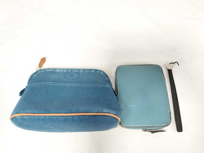 HERMES 3-Piece Set: Notebook Case, Pouch, and More