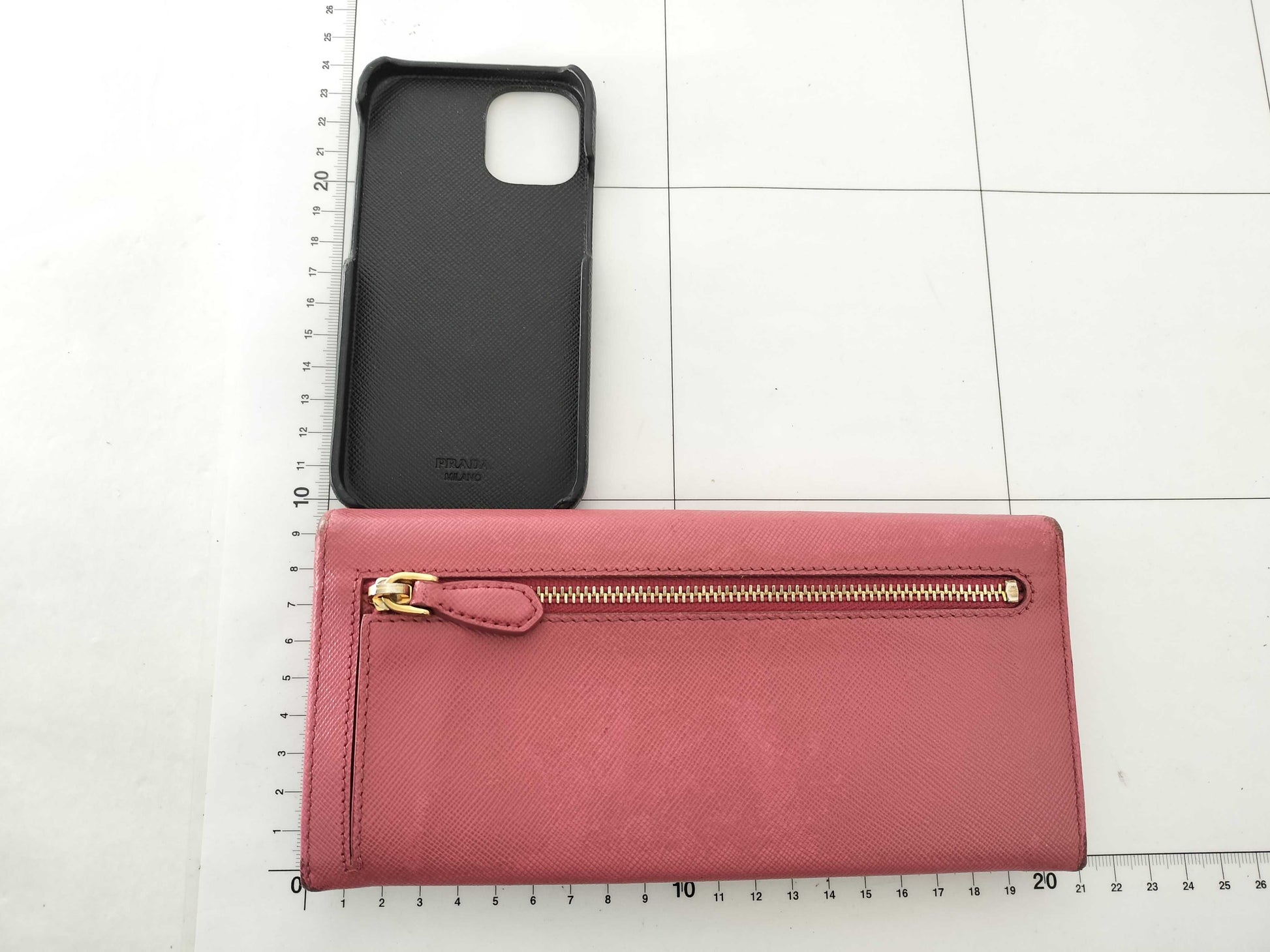 PRADA Prada Long Wallet, Keychain, and 5-Piece Set