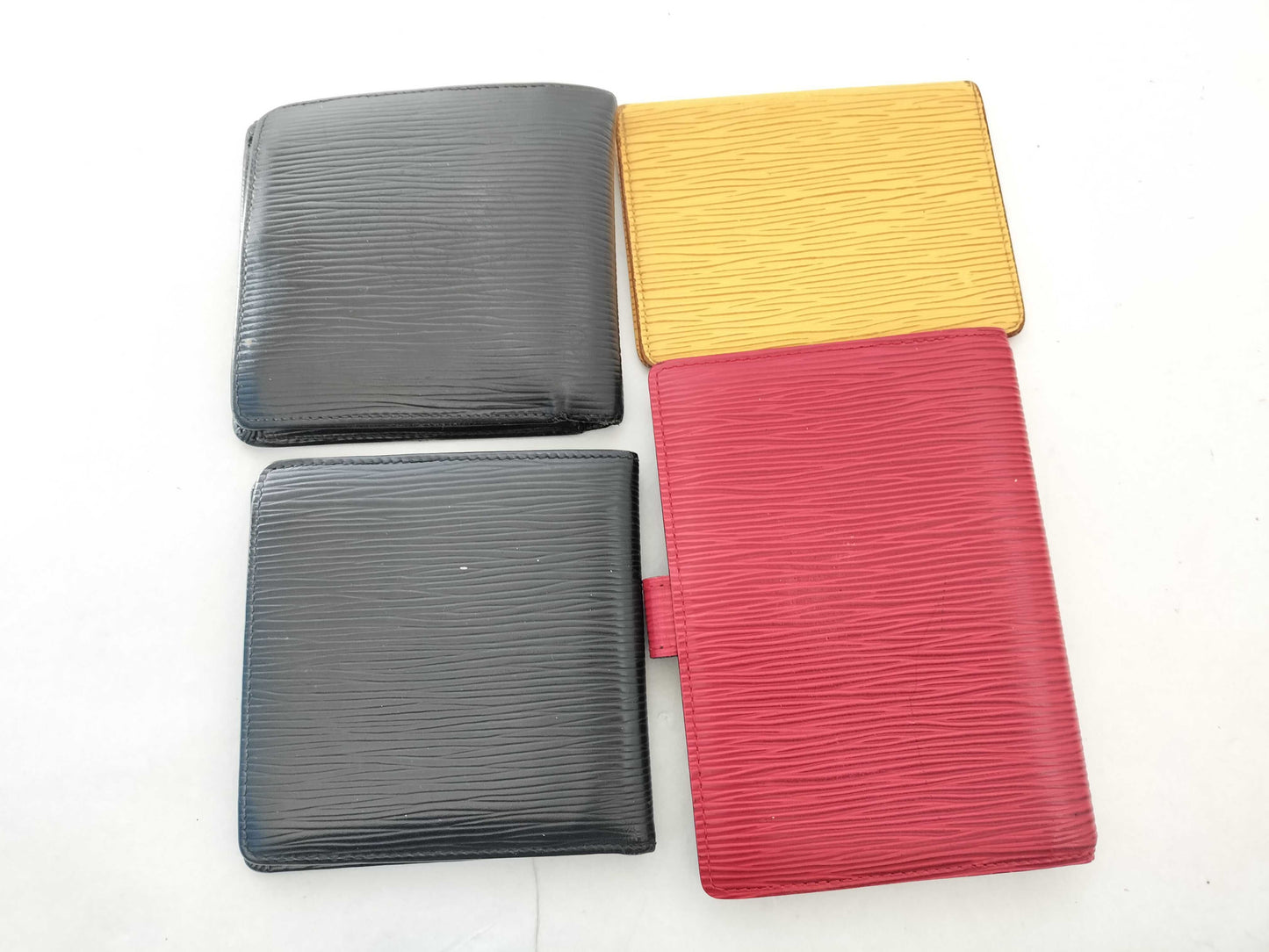 LOUIS VUITTON Epi Wallet/Pass Case/4-Piece Set