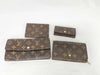 LOUIS VUITTON Monogram Louis Vuitton Monogram Wallet, Key Case, and 4 Other Items Set
