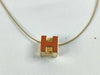HERMES H Cube Necklace with Box
