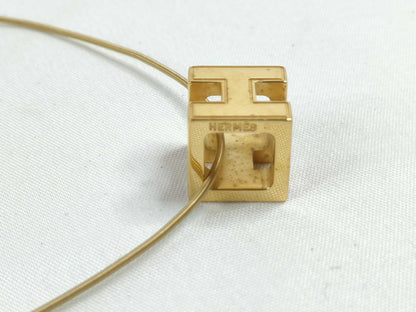 HERMES H Cube Necklace with Box