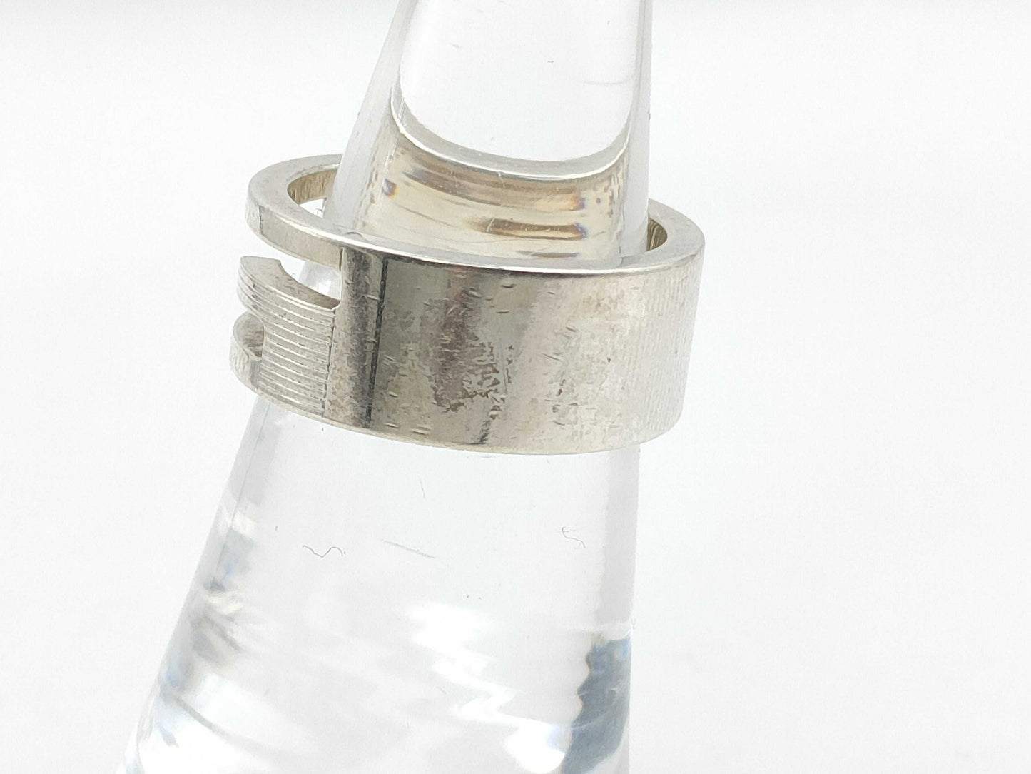 GUCCI G-Cut Ring Silver Ring