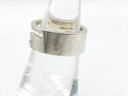 GUCCI G-Cut Ring Silver Ring