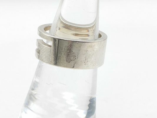 GUCCI G-Cut Ring Silver Ring