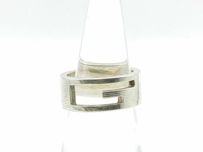 GUCCI G-Cut Ring Silver Ring