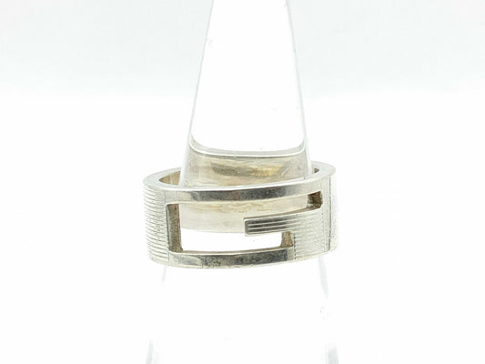 GUCCI G-Cut Ring Silver Ring