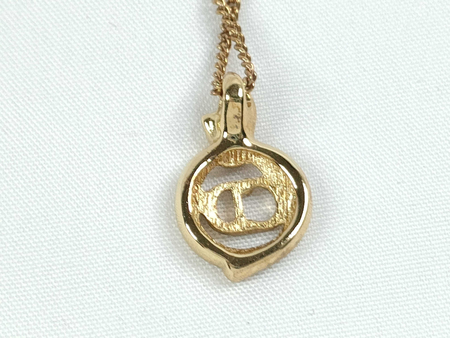 Dior Christian Dior logo necklace necklace