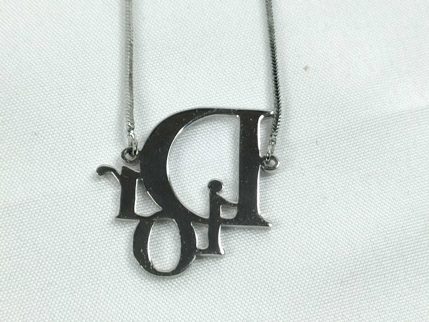 Dior Christian Dior Silver Necklace Necklace