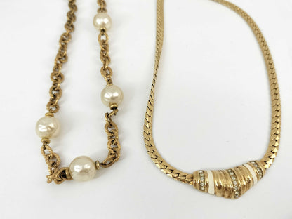 Dior Christian Dior Necklace 2-Piece Set Necklace