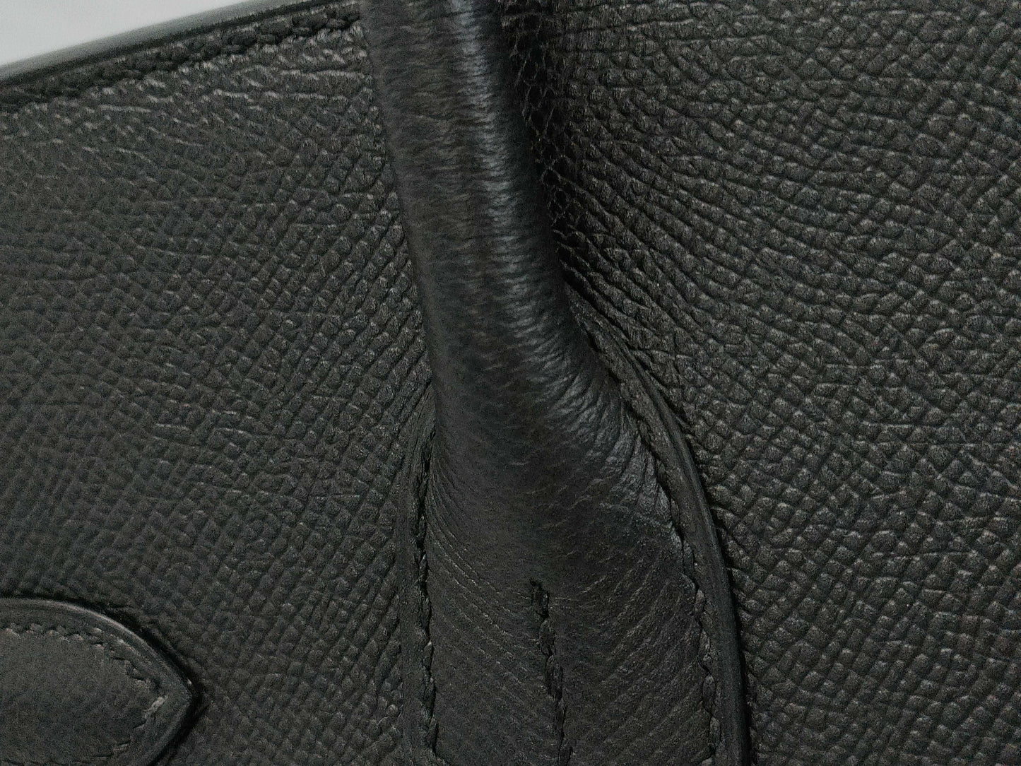 HERMES Birkin 30 Epsom Black Silver Hardware X Stamp Handbag