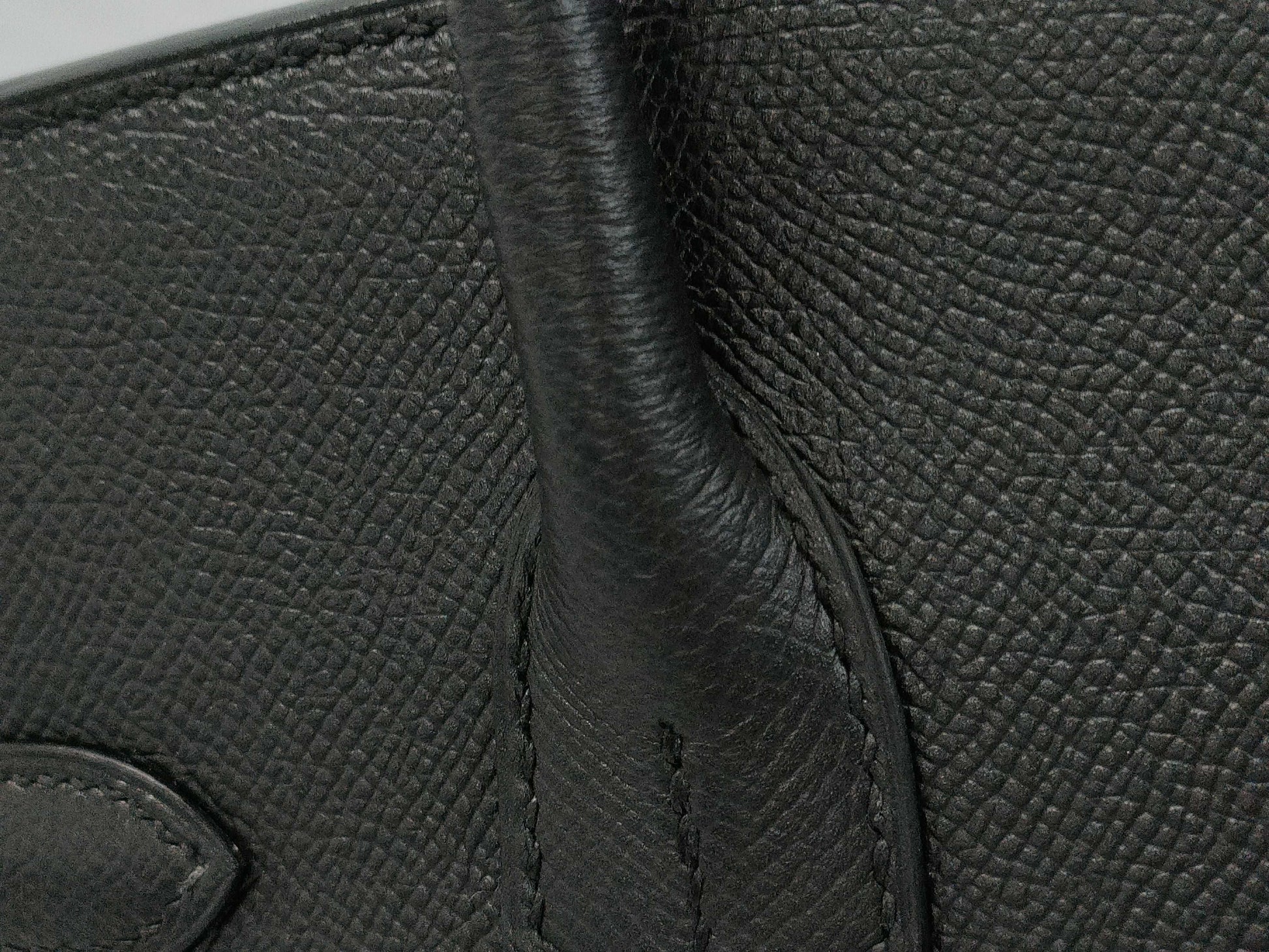 HERMES Birkin 30 Epsom Black Silver Hardware X Stamp Handbag