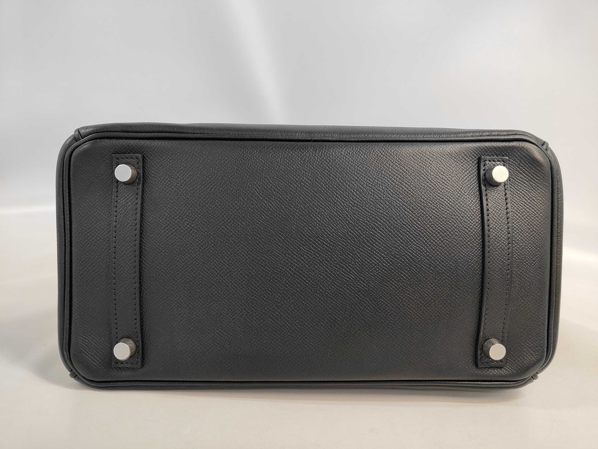 HERMES Birkin 30 Epsom Black with Silver Hardware Handbag