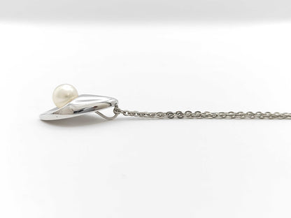 TASAKI Pearl Necklace, Diameter approx. 6.0mm, Sterling Silver, 3.7g 