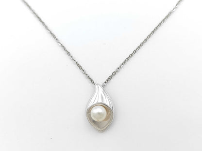TASAKI Pearl Necklace, Diameter approx. 6.0mm, Sterling Silver, 3.7g 