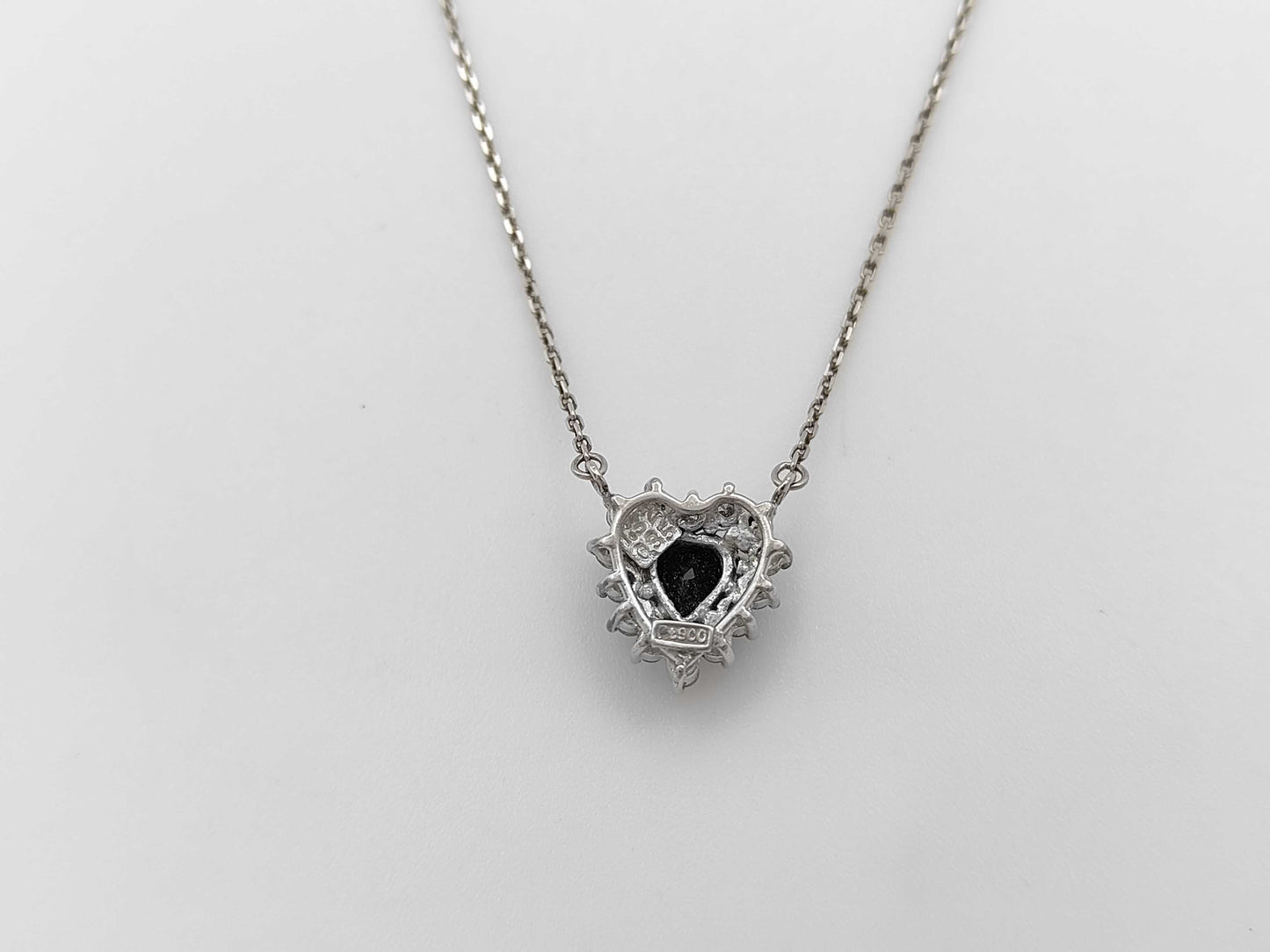 S1.32ct D0.35ct Pt900/Pm900 5.1g Necklace 