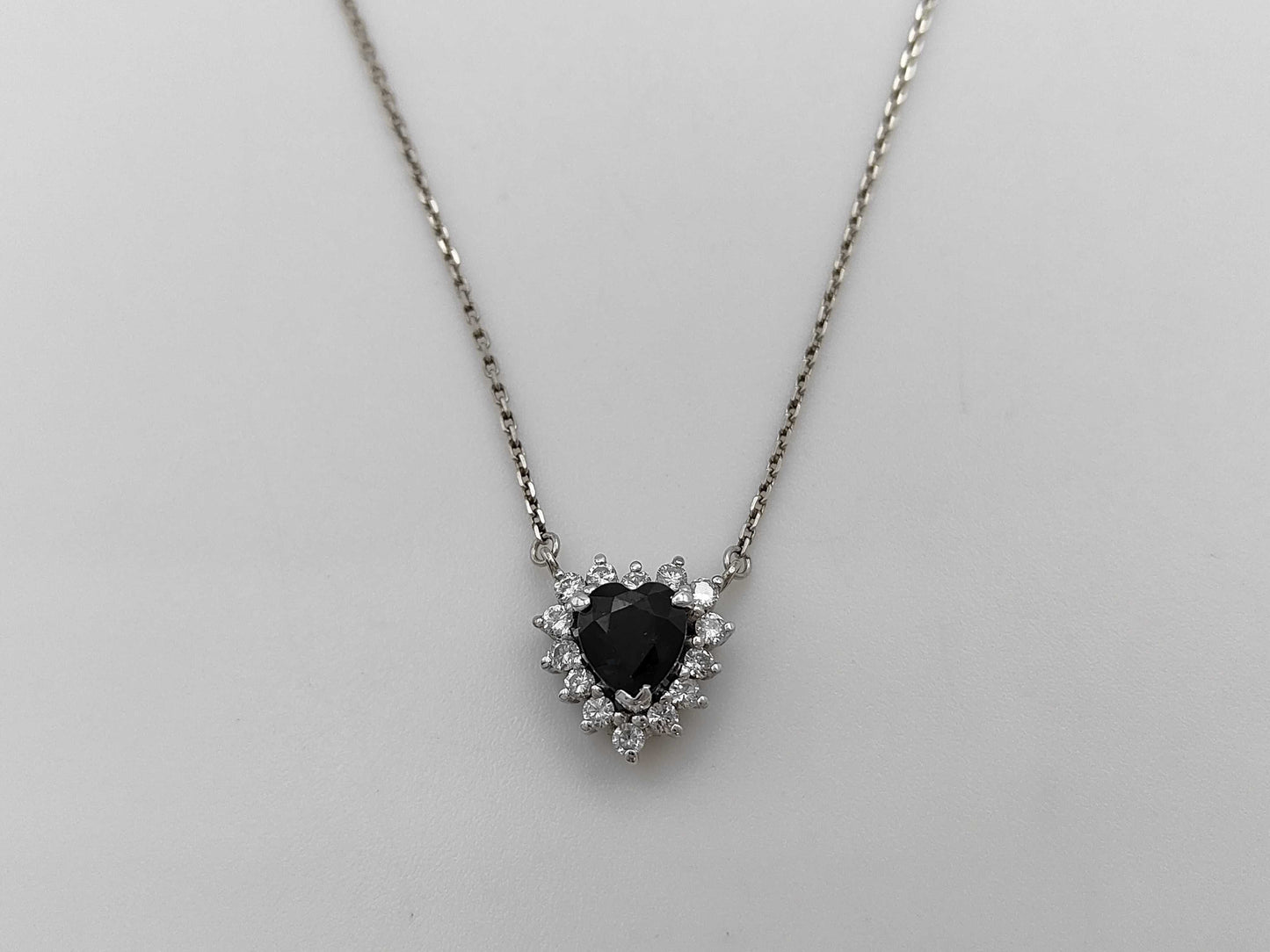 S1.32ct D0.35ct Pt900/Pm900 5.1g Necklace 