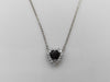S1.32ct D0.35ct Pt900/Pm900 5.1g Necklace 