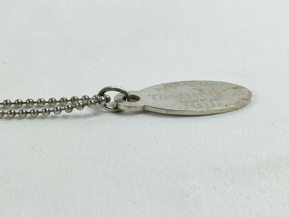 Tiffany & Co. Return to Oval Tag Long Necklace