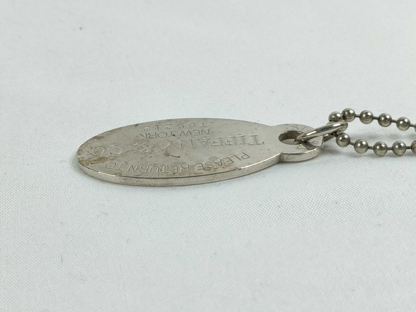 Tiffany & Co. Return to Oval Tag Long Necklace