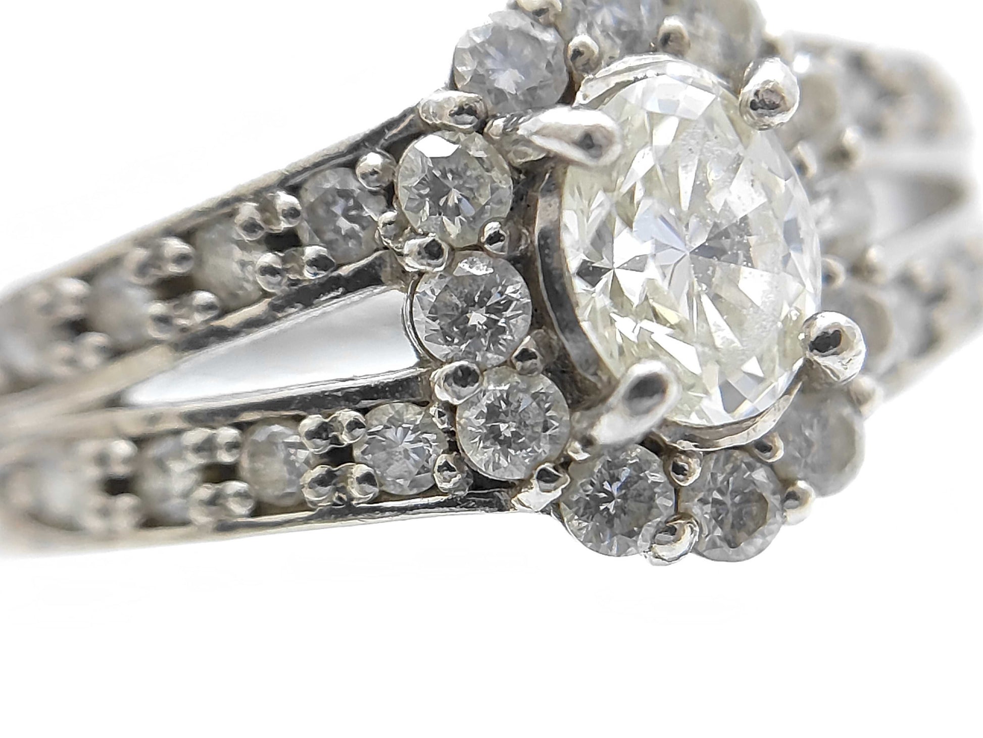 Mitsukoshi D0.31/0.34ct Pt900 3.7g Ring 