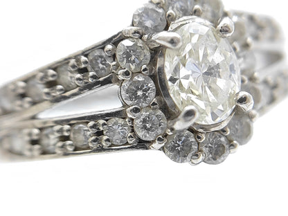 Mitsukoshi D0.31/0.34ct Pt900 3.7g Ring 