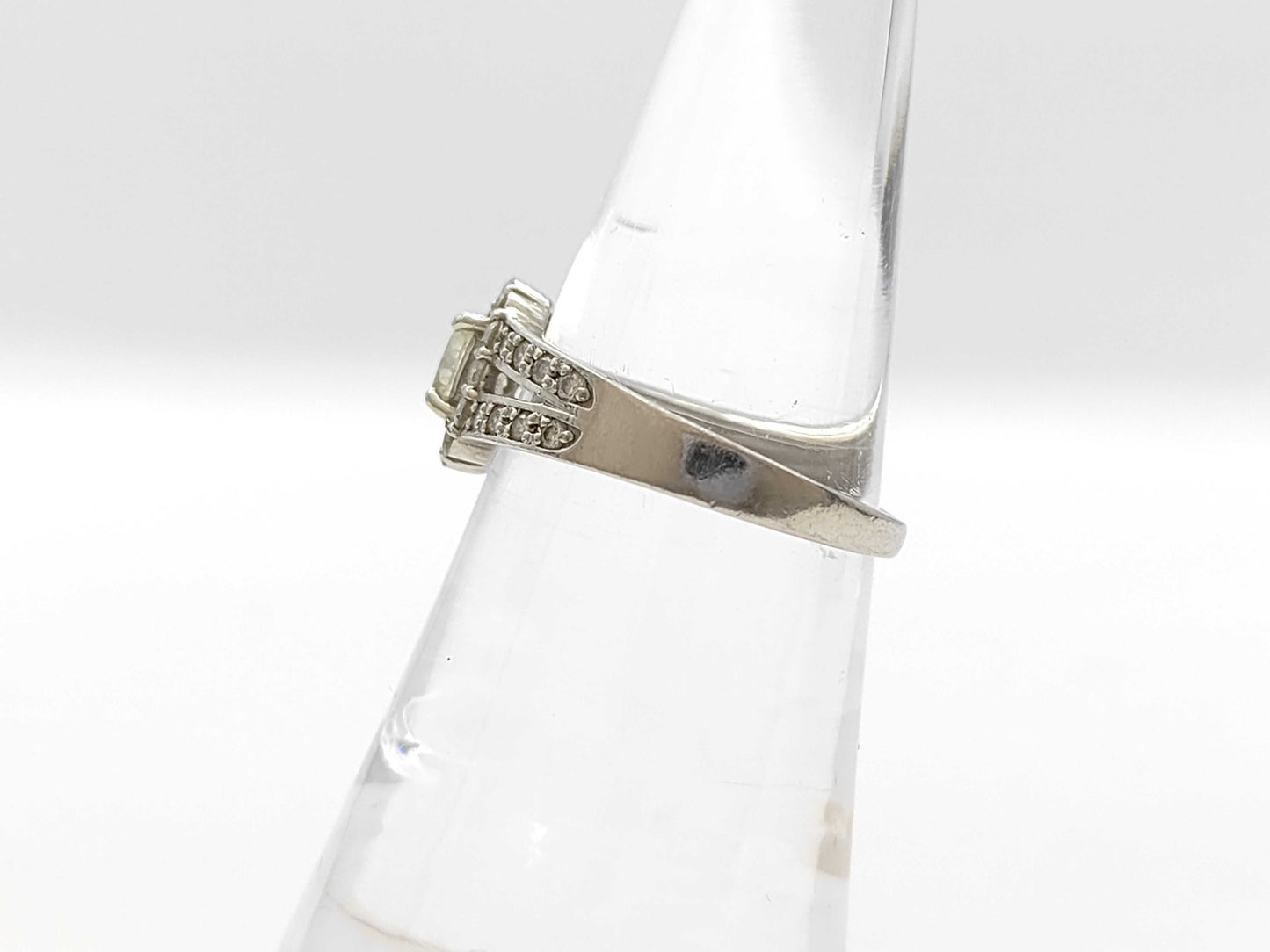 Mitsukoshi D0.31/0.34ct Pt900 3.7g Ring 