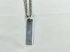 GUCCI Gucci Bar Plate Necklace SV925 24.0g 50cm Necklace