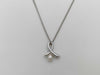 TASAKI Semi-Round Pearl Necklace, Approx. 4.4mm Diameter, Sterling Silver, 3.8g 