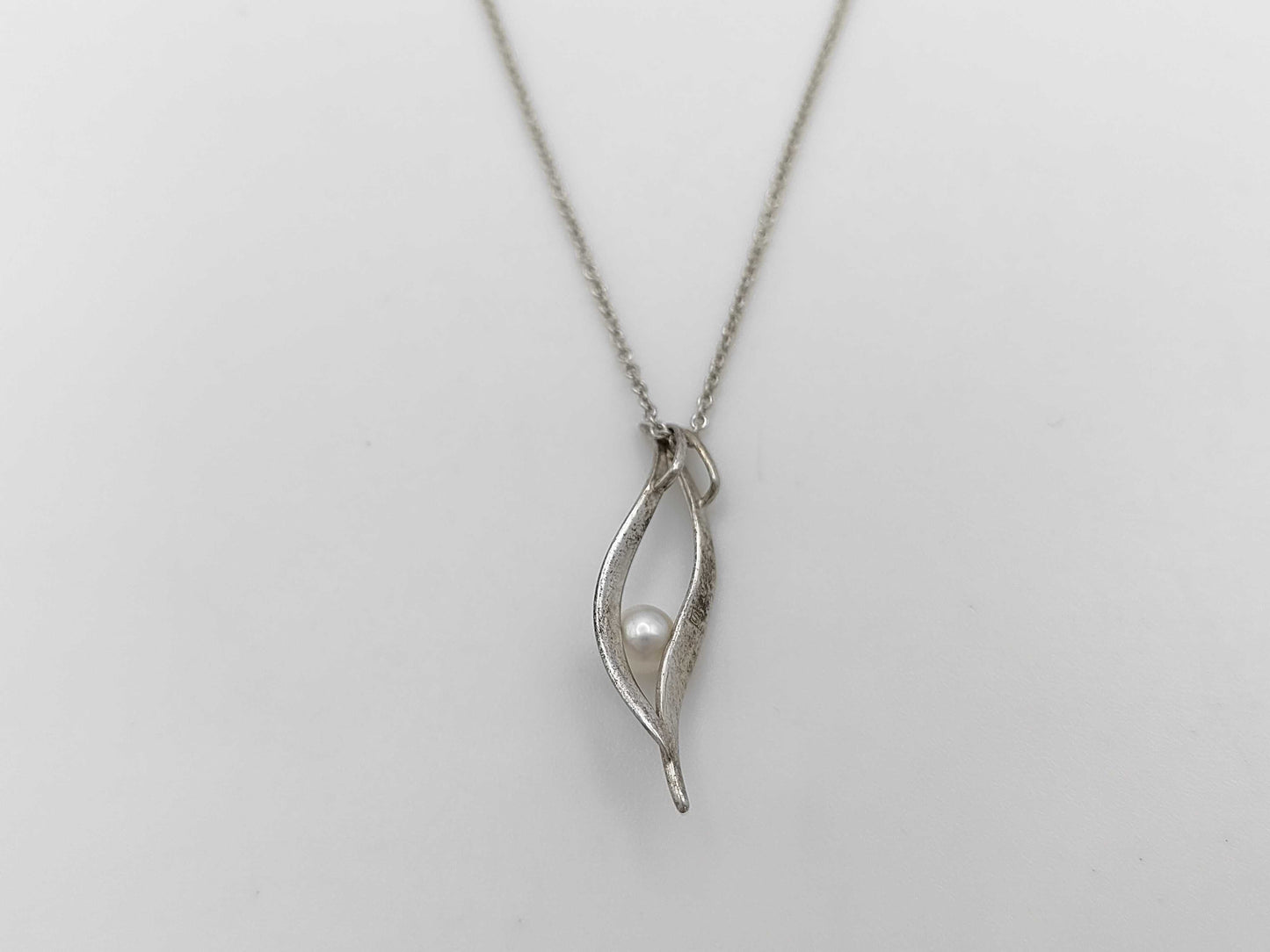 TASAKI Pearl Necklace, 4.8mm Diameter, Sterling Silver, 2.6g 