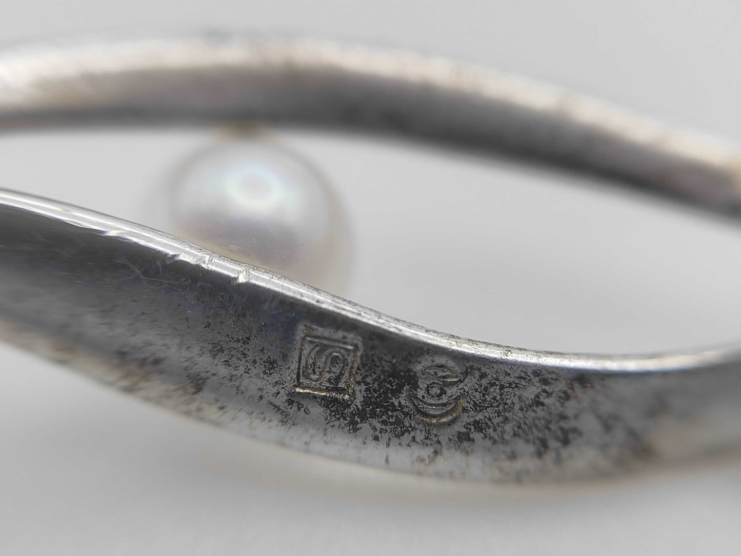 TASAKI Pearl Necklace, 4.8mm Diameter, Sterling Silver, 2.6g 