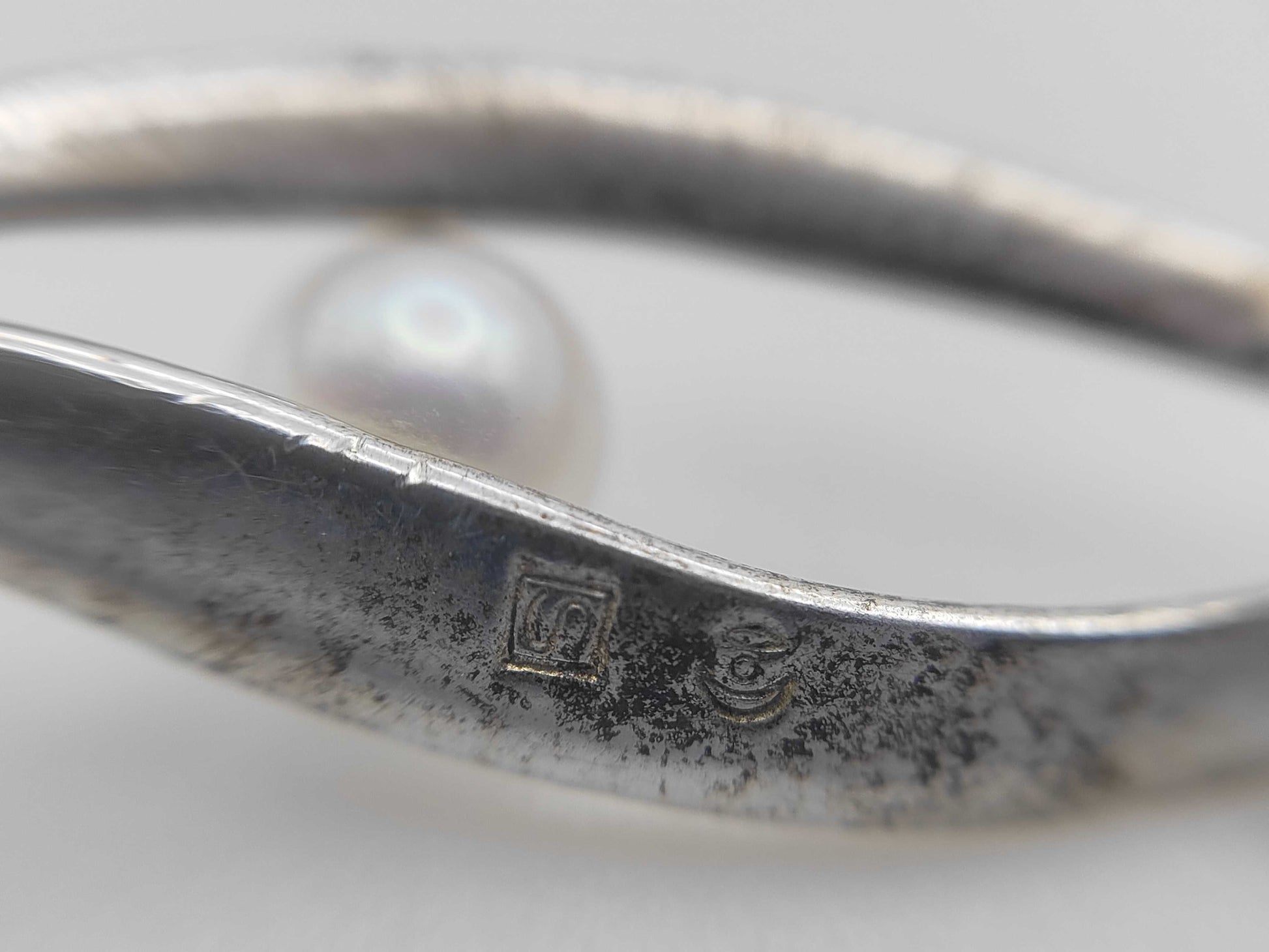 TASAKI Pearl Necklace, 4.8mm Diameter, Sterling Silver, 2.6g 