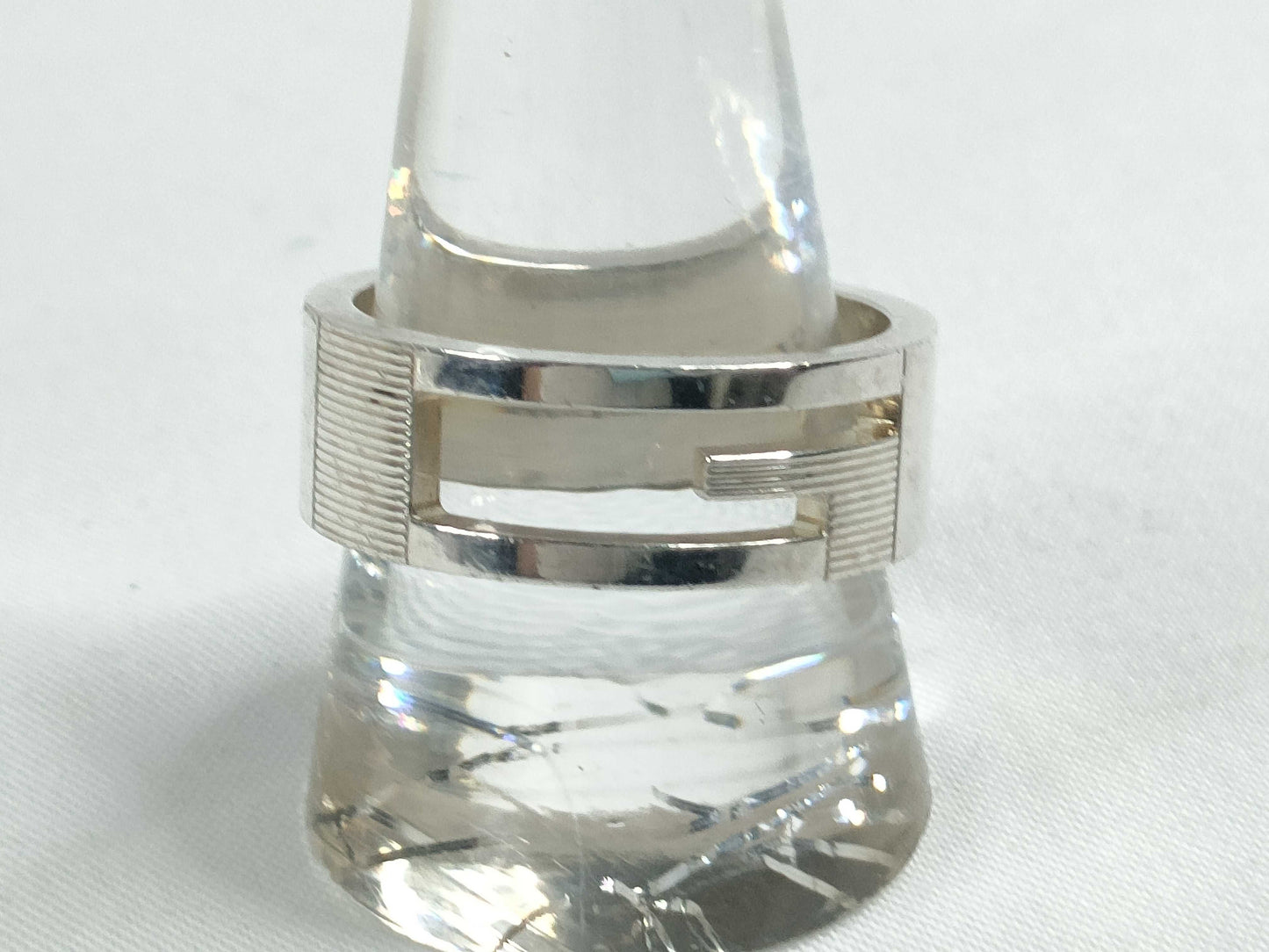 GUCCI G Mark Ring, SV925, 8.8g, Size 20