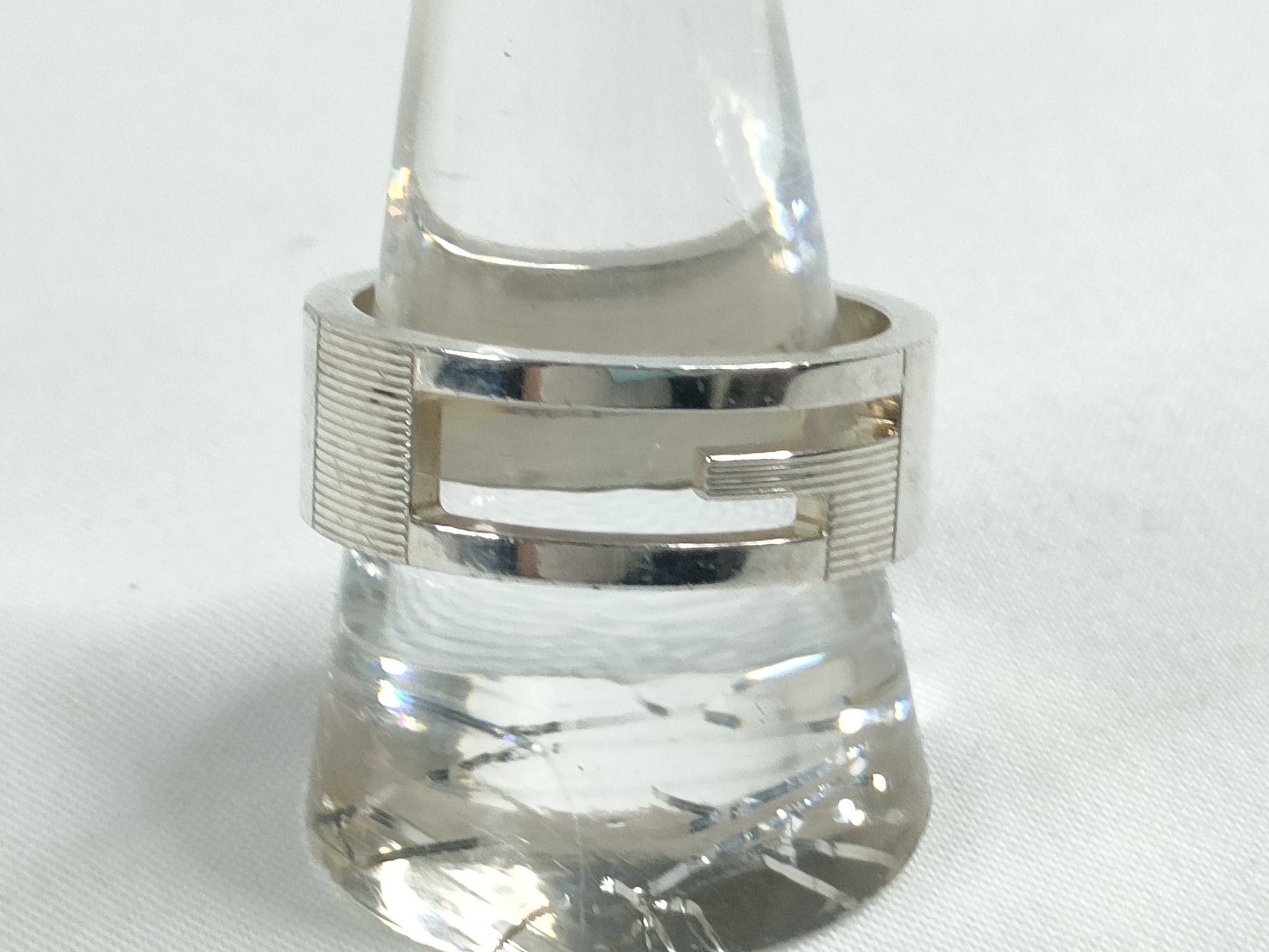 GUCCI G Mark Ring, SV925, 8.8g, Size 20