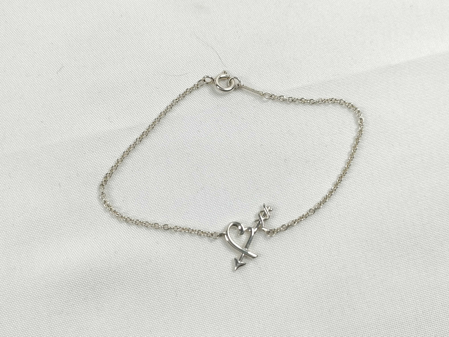 Tiffany & Co. Loving Heart Arrow Bracelet, SV925, 1.38g, 16cm, Bracelet/Bangle
