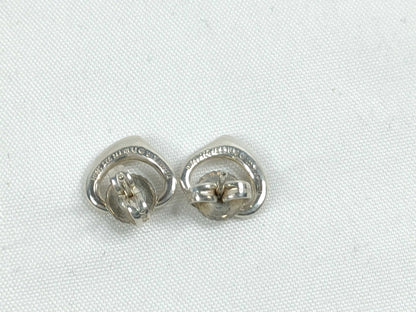 Tiffany & Co. Open Heart Earrings, SV925, 1.6g