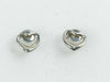 Tiffany & Co. Open Heart Earrings, SV925, 1.6g