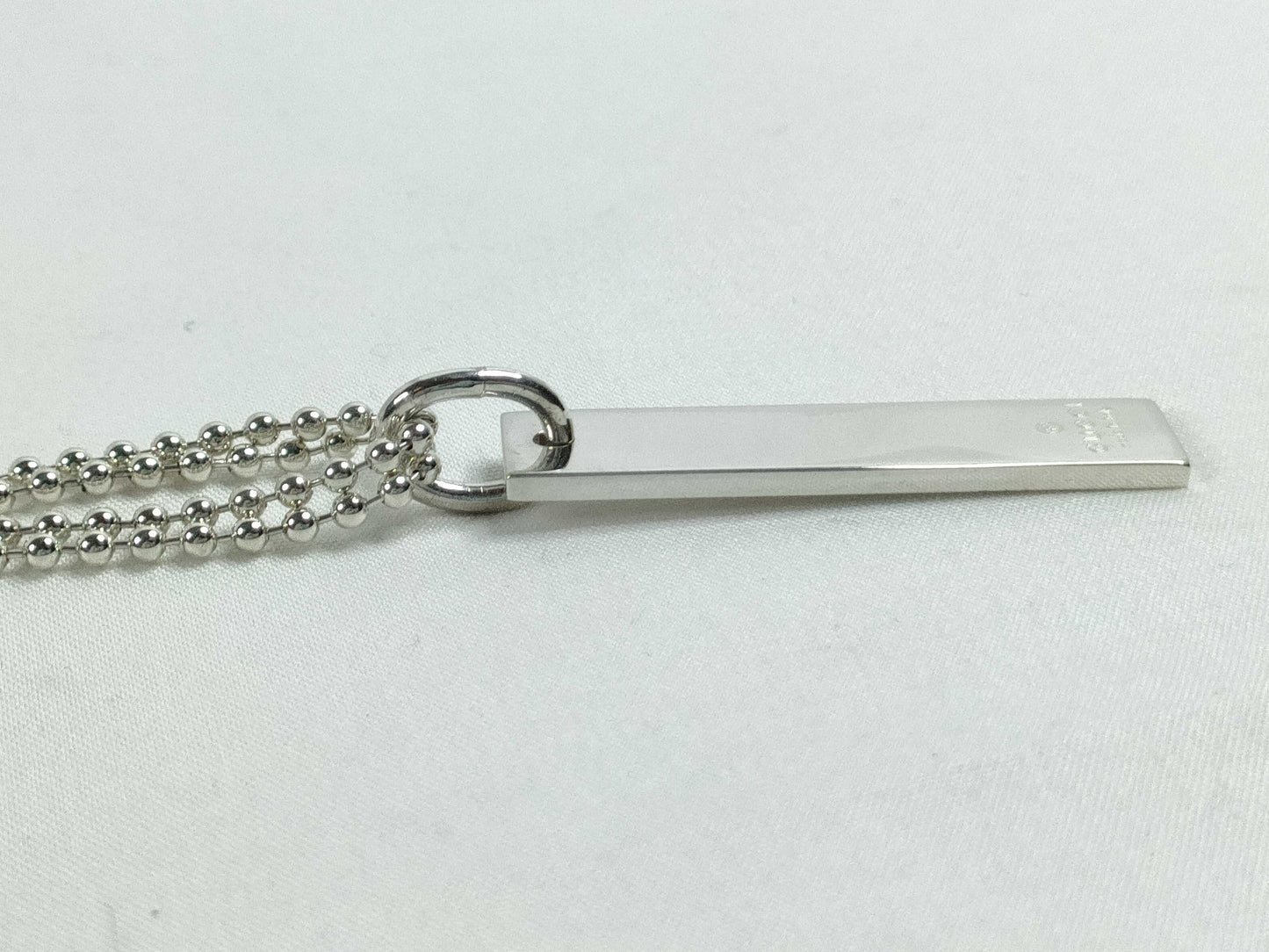 GUCCI Gucci Plate Necklace SV925 Necklace