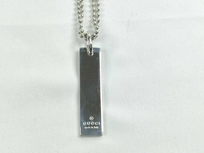 GUCCI Gucci Plate Necklace SV925 Necklace