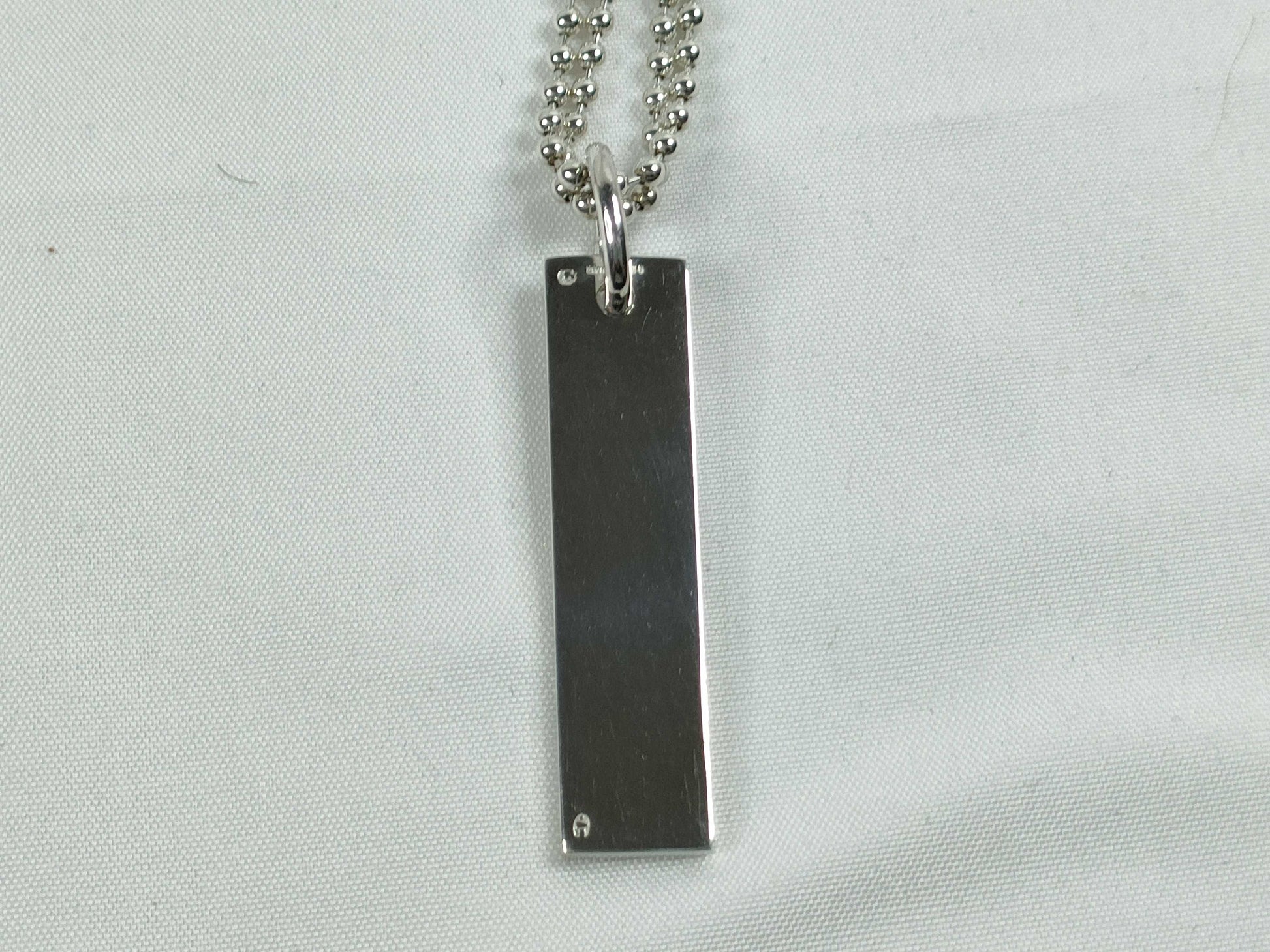 GUCCI Gucci Plate Necklace SV925 Necklace