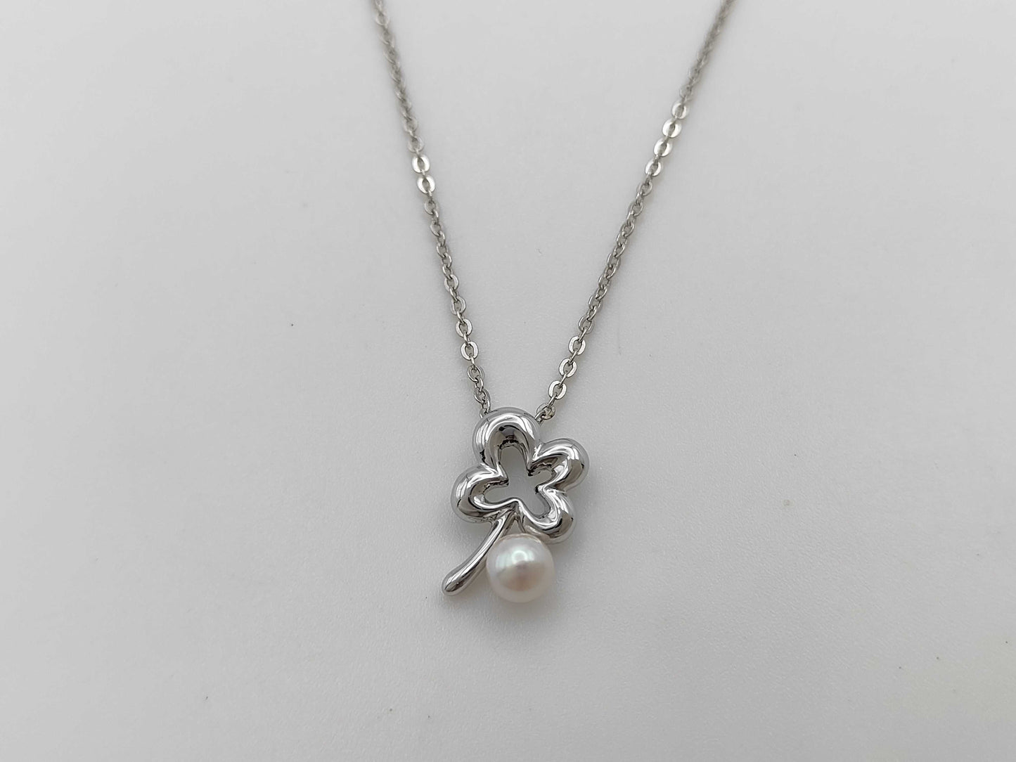 TASAKI Pearl Necklace, approx. 5.5mm diameter, 3.7g, Sterling Silver 