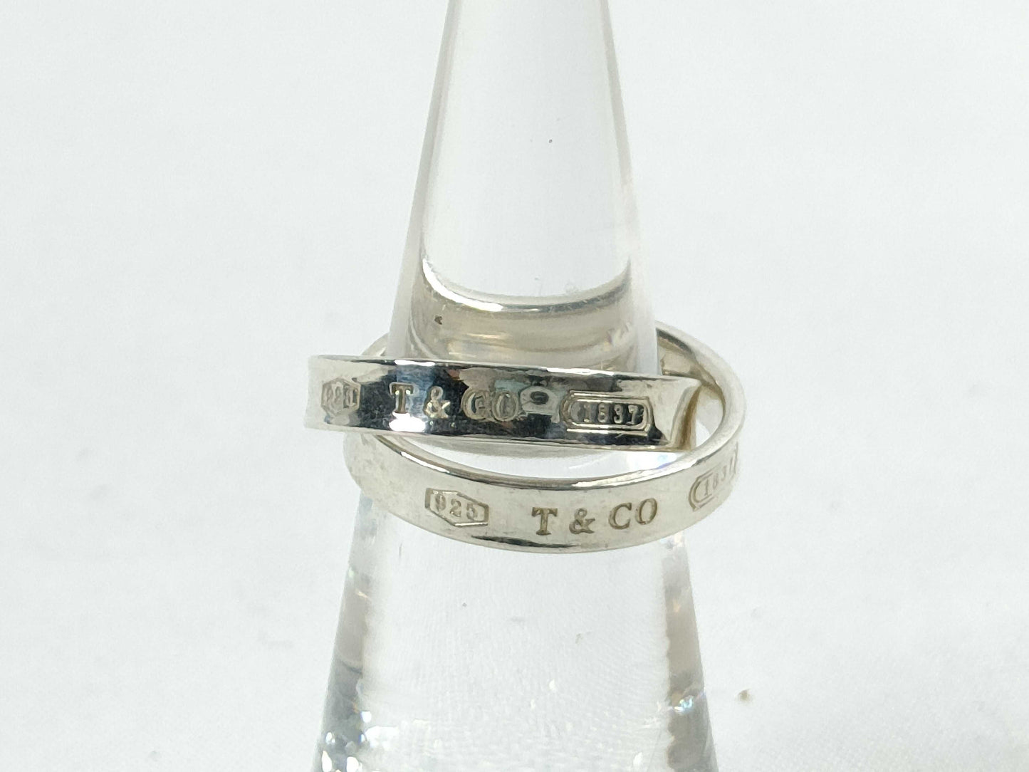 Tiffany & Co. 1837 Ring, SV925, 4.8g, Size 5, Box and Bag Included