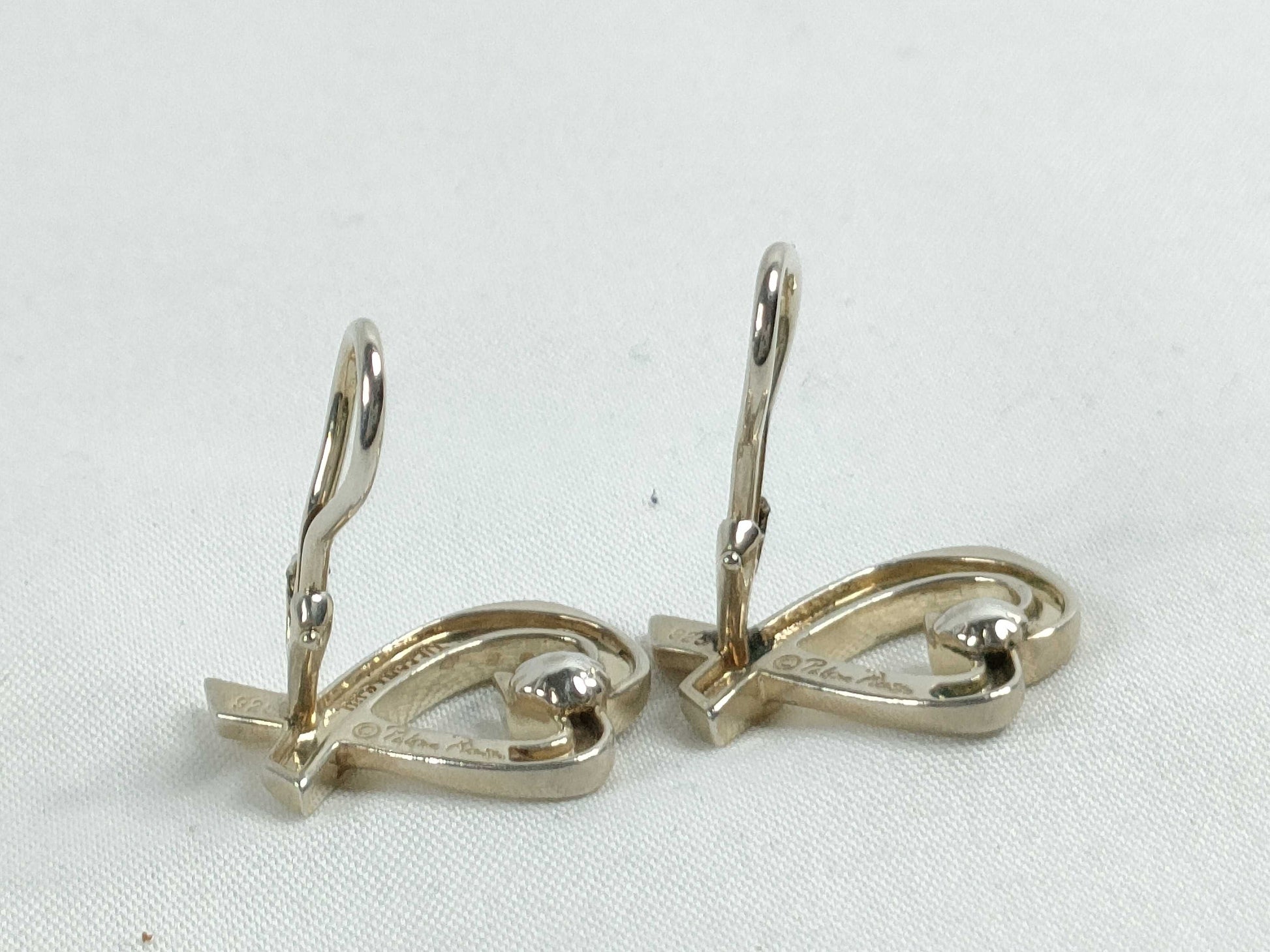 Tiffany & Co. Loving Heart Earrings in SV925, 7.2g