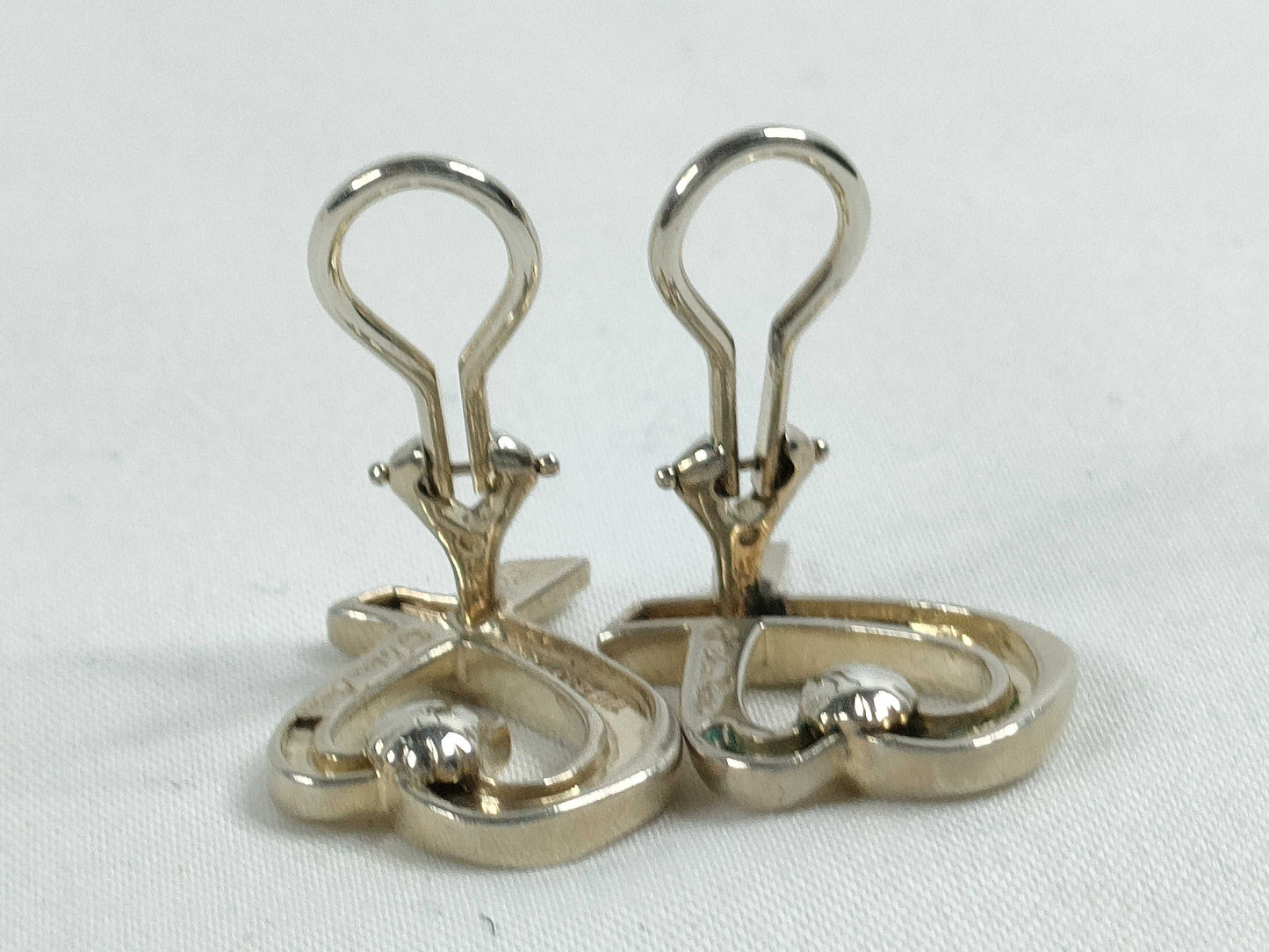 Tiffany & Co. Loving Heart Earrings in SV925, 7.2g