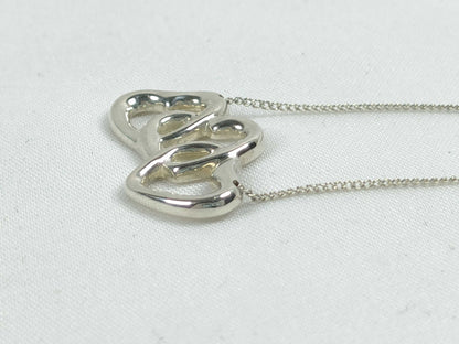 Tiffany & Co. Triple Heart Necklace, SV925, 3.8g, 42cm