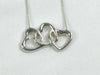 Tiffany & Co. Triple Heart Necklace, SV925, 3.8g, 42cm