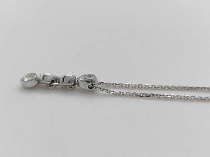 SWAROVSKI Drop Rhinestone Necklace, Metal, 5.3g, 44cm