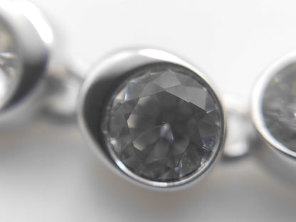 SWAROVSKI Drop Rhinestone Necklace, Metal, 5.3g, 44cm