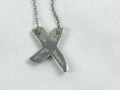 Tiffany & Co. Kiss Necklace, SV925, 2.6g, 46cm, with box and bag.